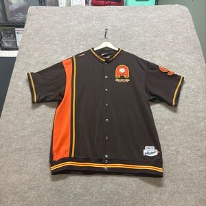 Akademiks Brown and Orange Men's Jersey